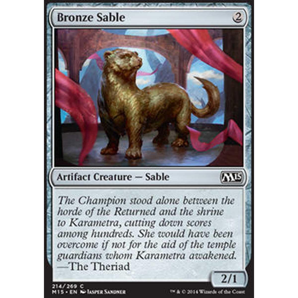 Bronze Sable - Zibellino di Bronzo - [M15] [NM] [Foil]