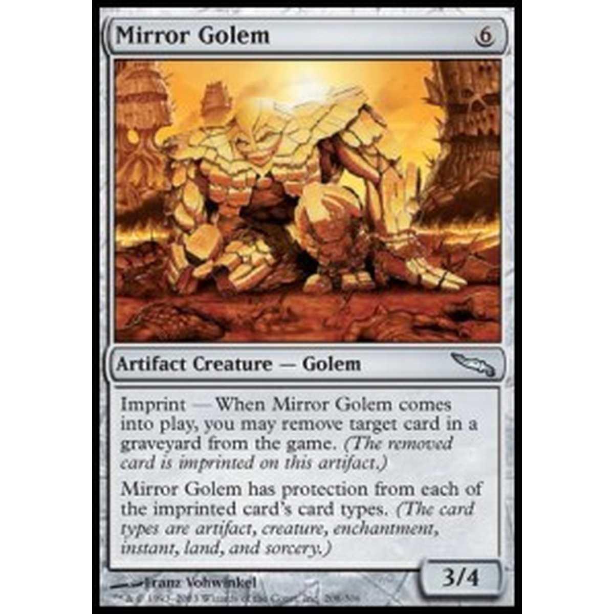 Mirror Golem - Mirror Golem - [MRD] [NM] [Foil]