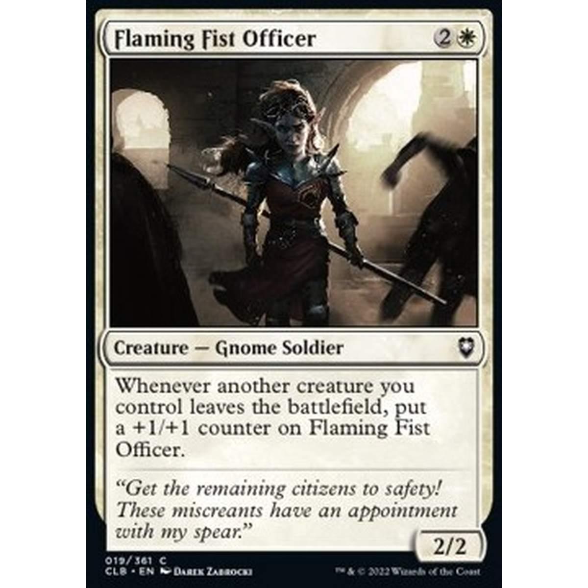 Flaming Fist Officer - Flaming Fist Officer - [CLB] [NM]