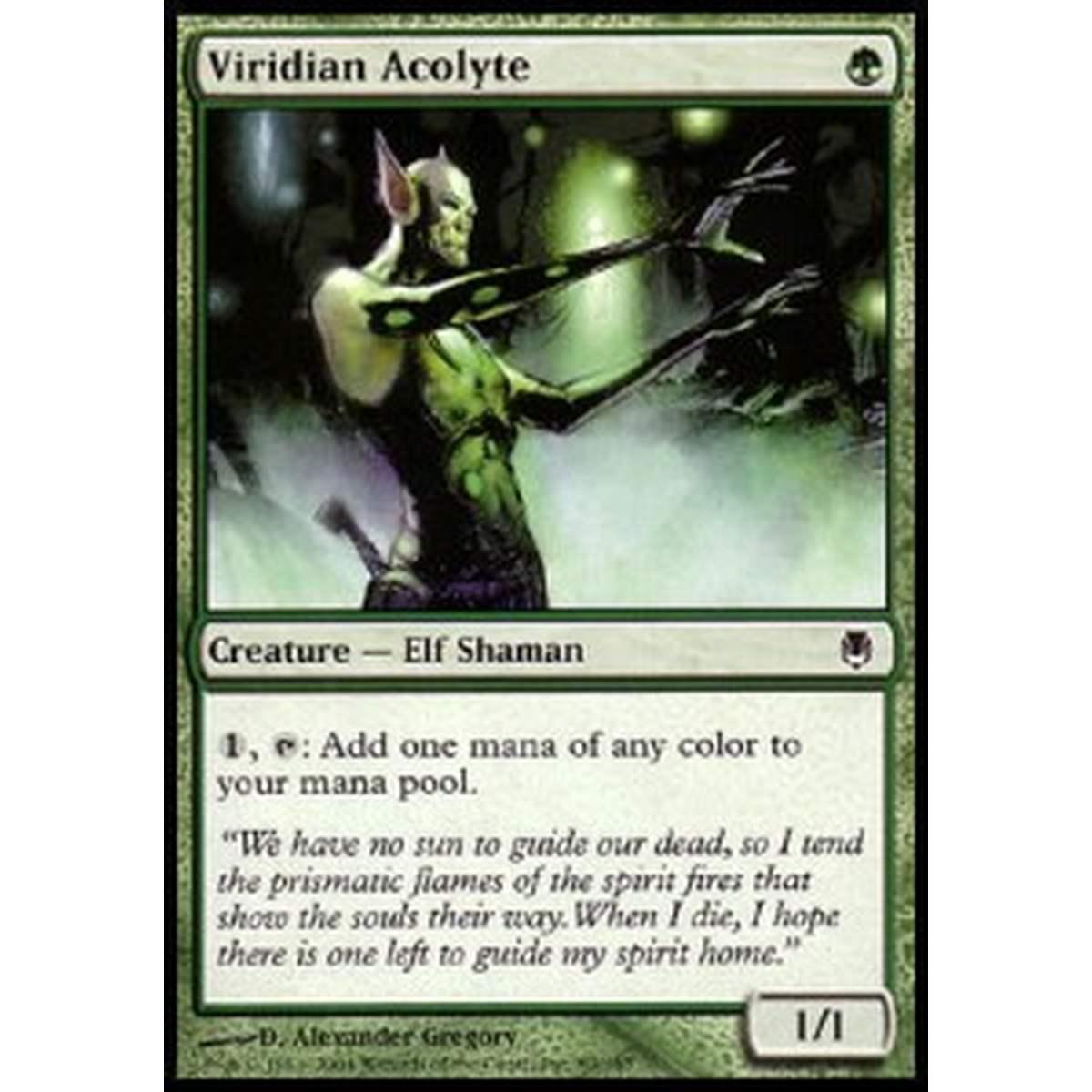Viridian Acolyte - Viridian Acolyte - [DST] [NM] [Foil]