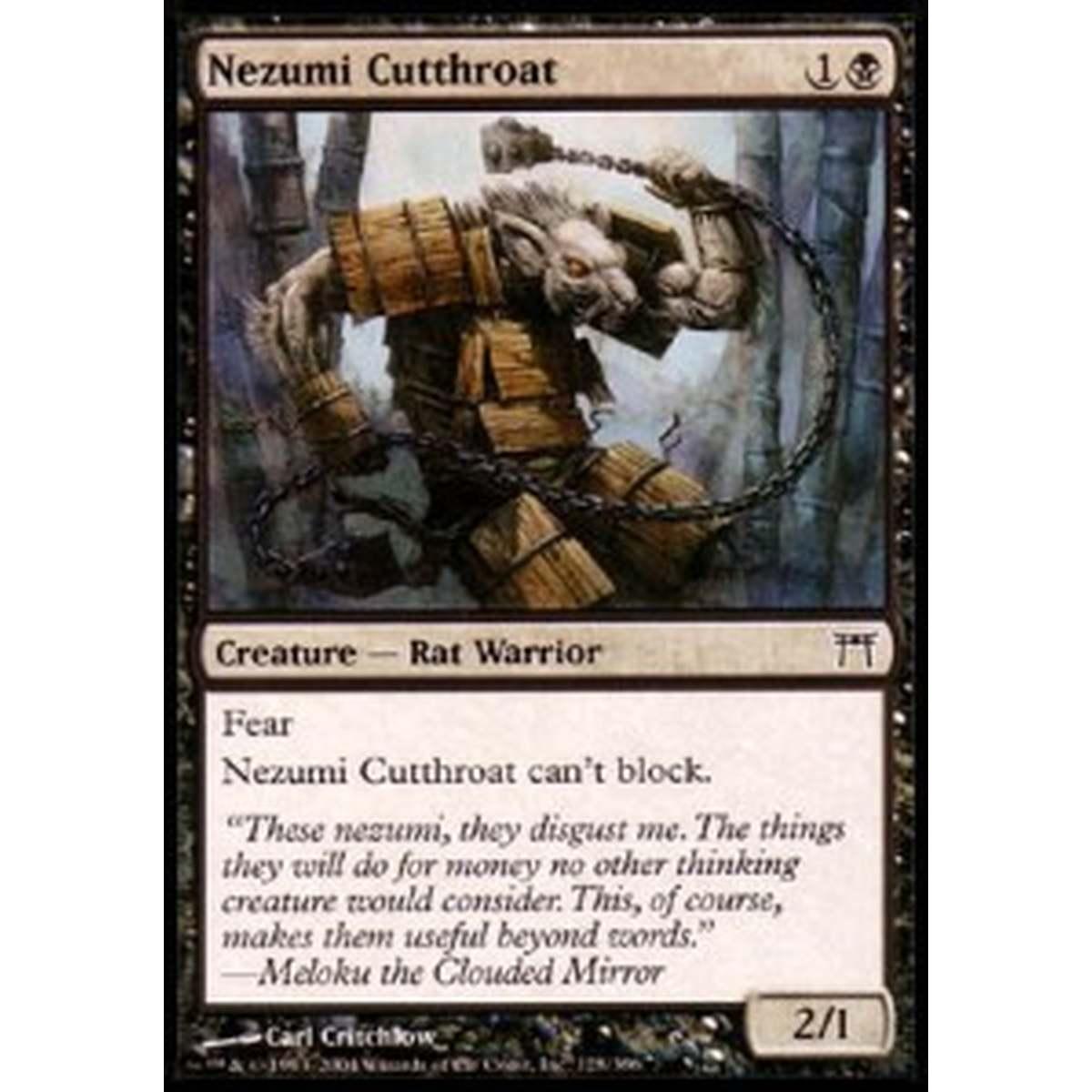 Nezumi Cutthroat - Tagliagole Nezumi - [CHK] [EX] [Foil]