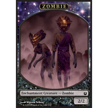 Zombie Token (Black 2/2 Enchantment) - Zombie Token (Black 2/2 Enchantment) - [BNG] [NM]