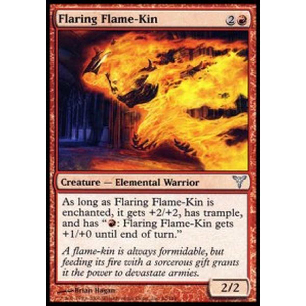 Flaring Flame-Kin - Figlio del Fuoco Ardente - [DIS] [NM] [Foil]
