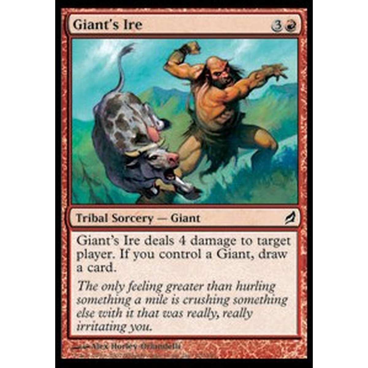 Giant's Ire - Giant's Ire - [LRW] [EX] [Foil]