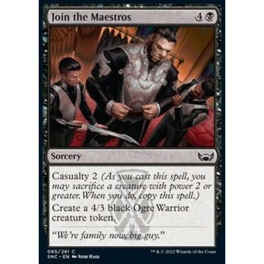 Join the Maestros - Unirsi ai Maestro - [SNC] [NM]