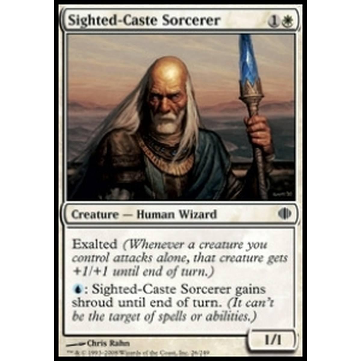 Sighted-Caste Sorcerer - Sighted-Caste Sorcerer - [ALA] [EX] [Foil]