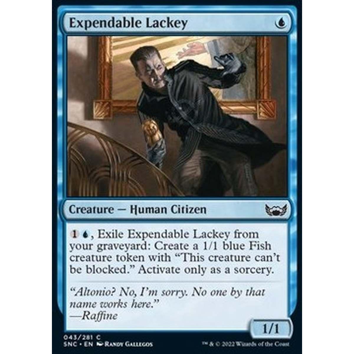 Expendable Lackey - Tirapiedi Sacrificabile - [SNC] [NM]