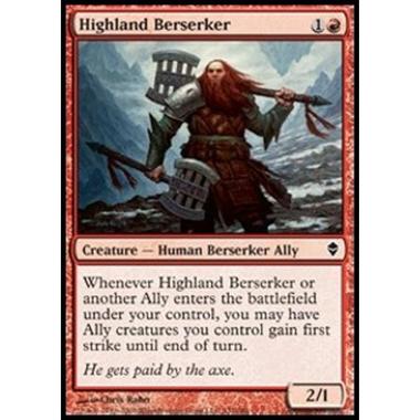 Highland Berserker - Berserker dell'Altopiano - [ZEN] [NM] [Foil]