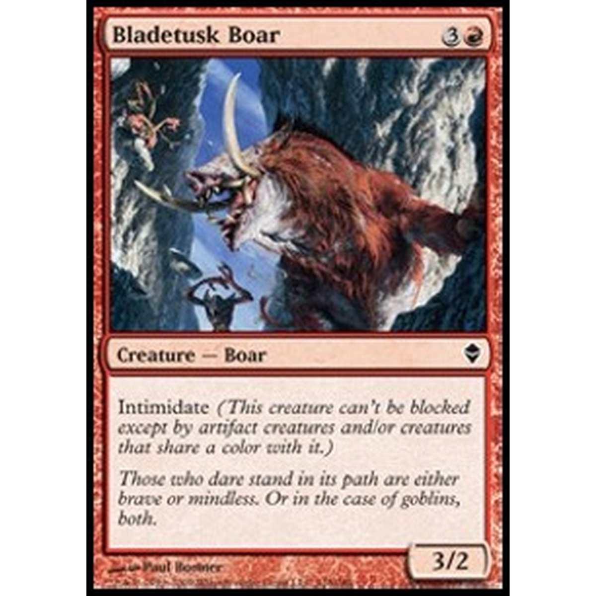 Bladetusk Boar - Cinghiale Zannaffilata - [ZEN] [NM] [Foil]