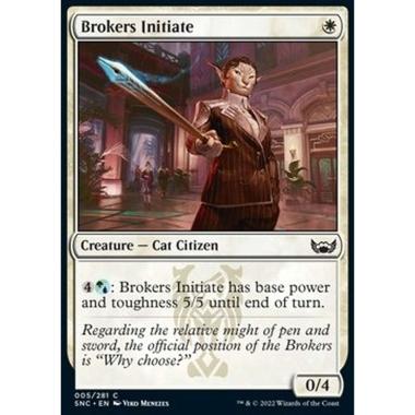Brokers Initiate - Iniziata degli Intermediari - [SNC] [NM]