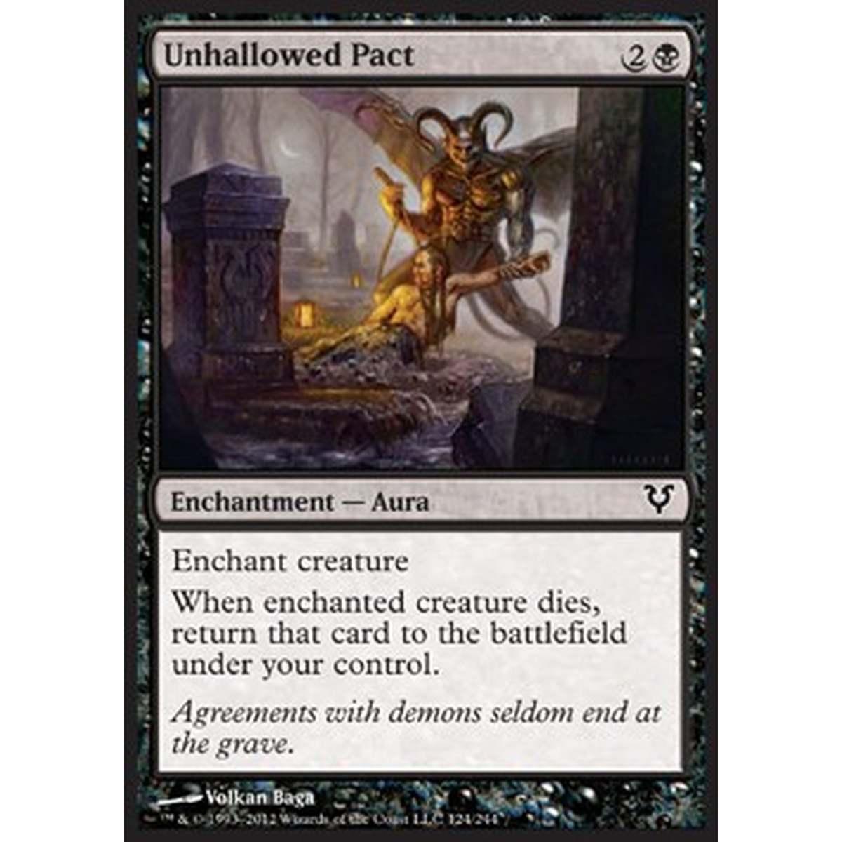 Unhallowed Pact - Patto Sacrilego - [AVR] [NM] [Foil]