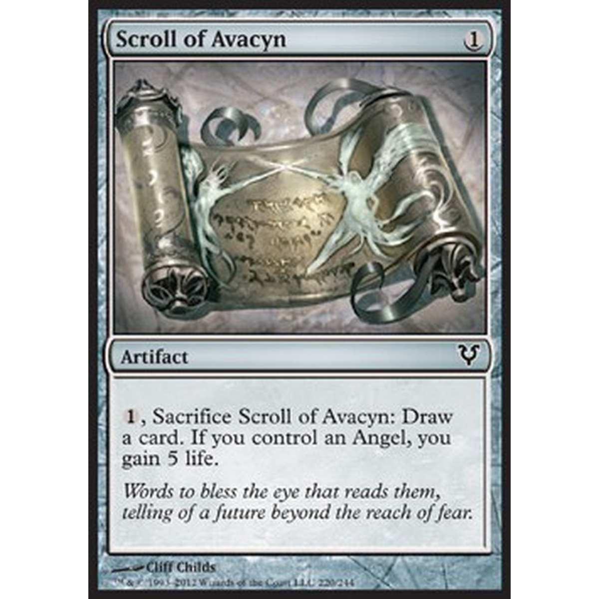 Scroll of Avacyn - Pergamena di Avacyn - [AVR] [NM] [Foil]