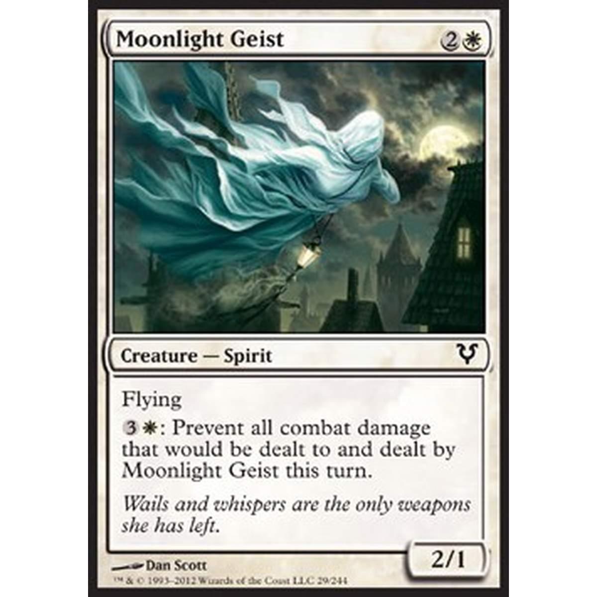 Moonlight Geist - Geist del Chiaro di Luna - [AVR] [NM] [Foil]