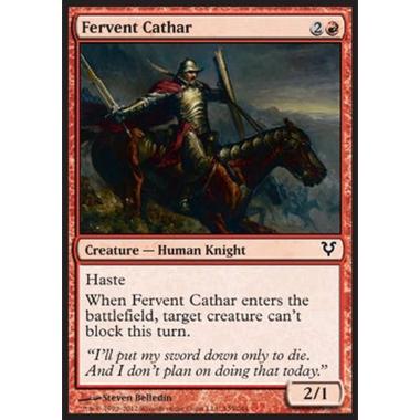 Fervent Cathar - Cataro Fervente - [AVR] [NM] [Foil]
