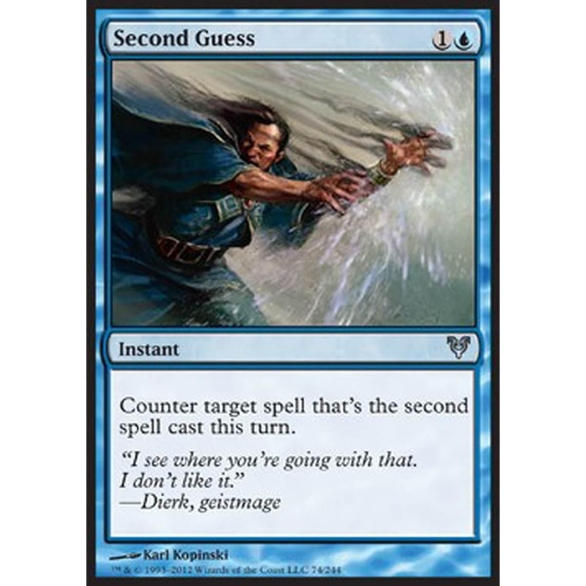 Second Guess - Senno di Poi - [AVR] [NM] [Foil]