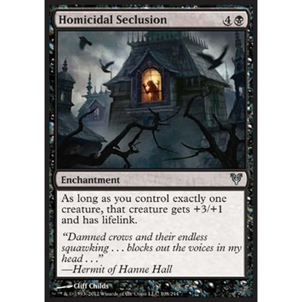 Homicidal Seclusion - Isolamento Omicida - [AVR] [NM] [Foil]