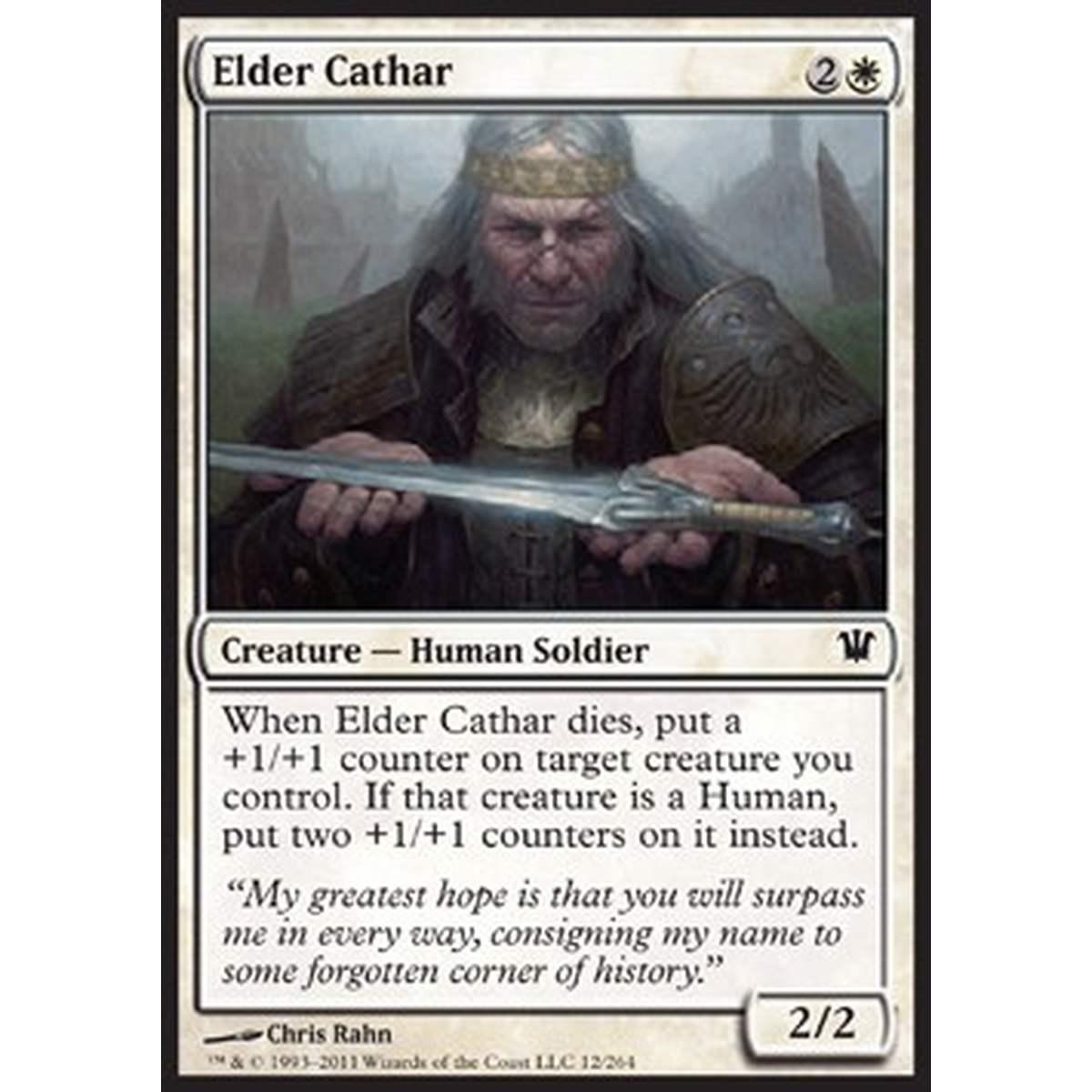 Elder Cathar - Anziano Cataro - [ISD] [NM] [Foil]