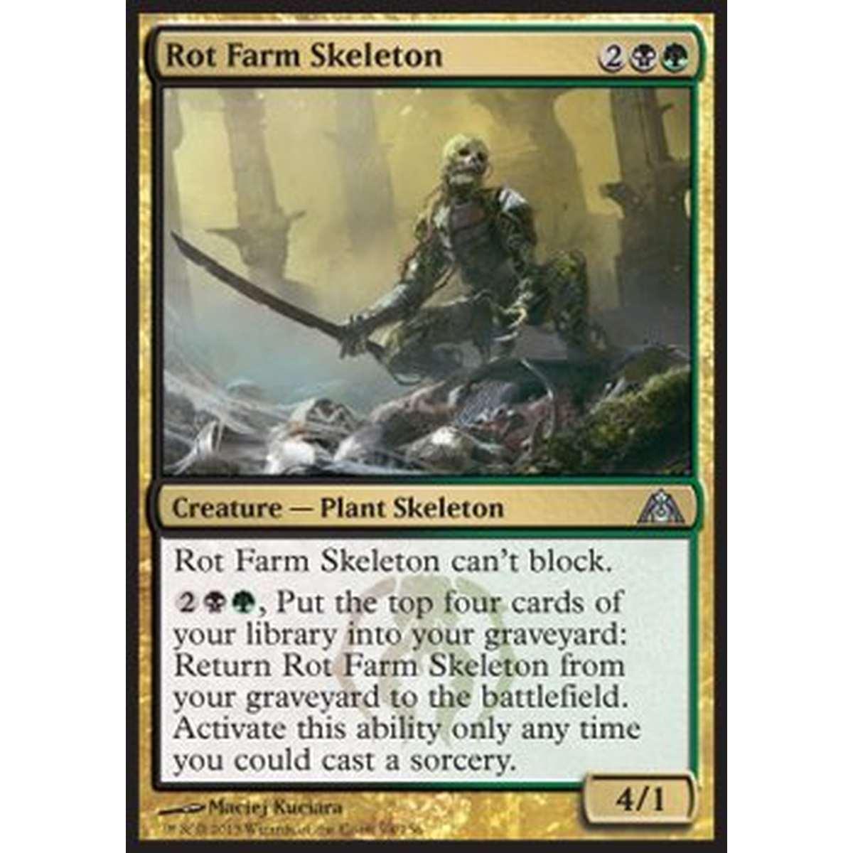 Rot Farm Skeleton - Scheletro del Mortificio - [DGM] [NM] [Foil]