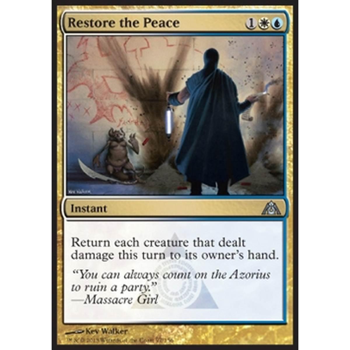 Restore the Peace - Ristabilire la Pace - [DGM] [NM] [Foil]