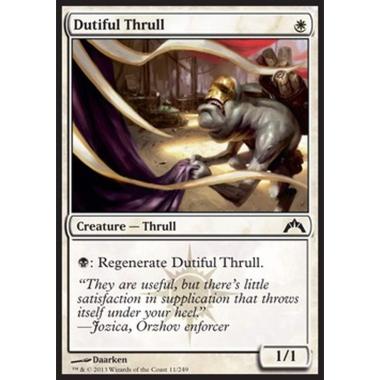 Dutiful Thrull - Thrull Obbediente - [GTC] [NM] [Foil]
