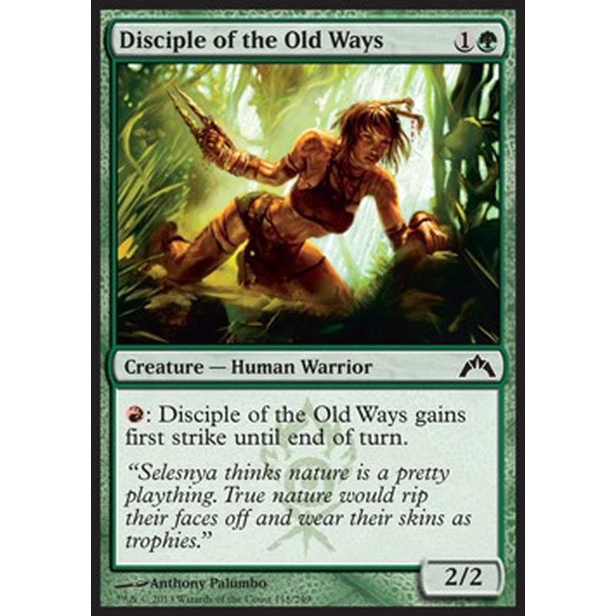 Disciple of the Old Ways - Discepola delle Antiche Usanze - [GTC] [NM] [Foil]