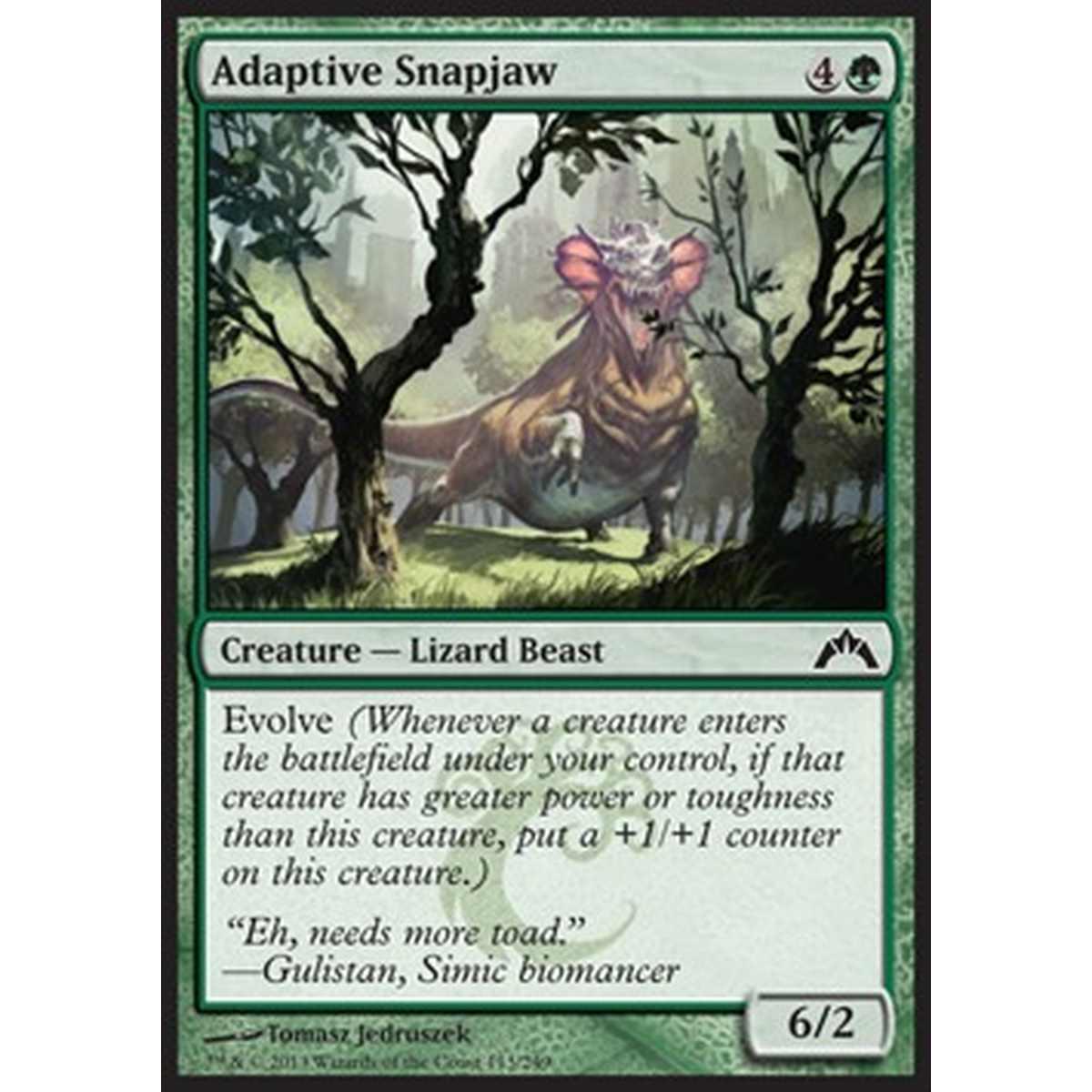 Adaptive Snapjaw - Mordifauce Adattiva - [GTC] [NM] [Foil]