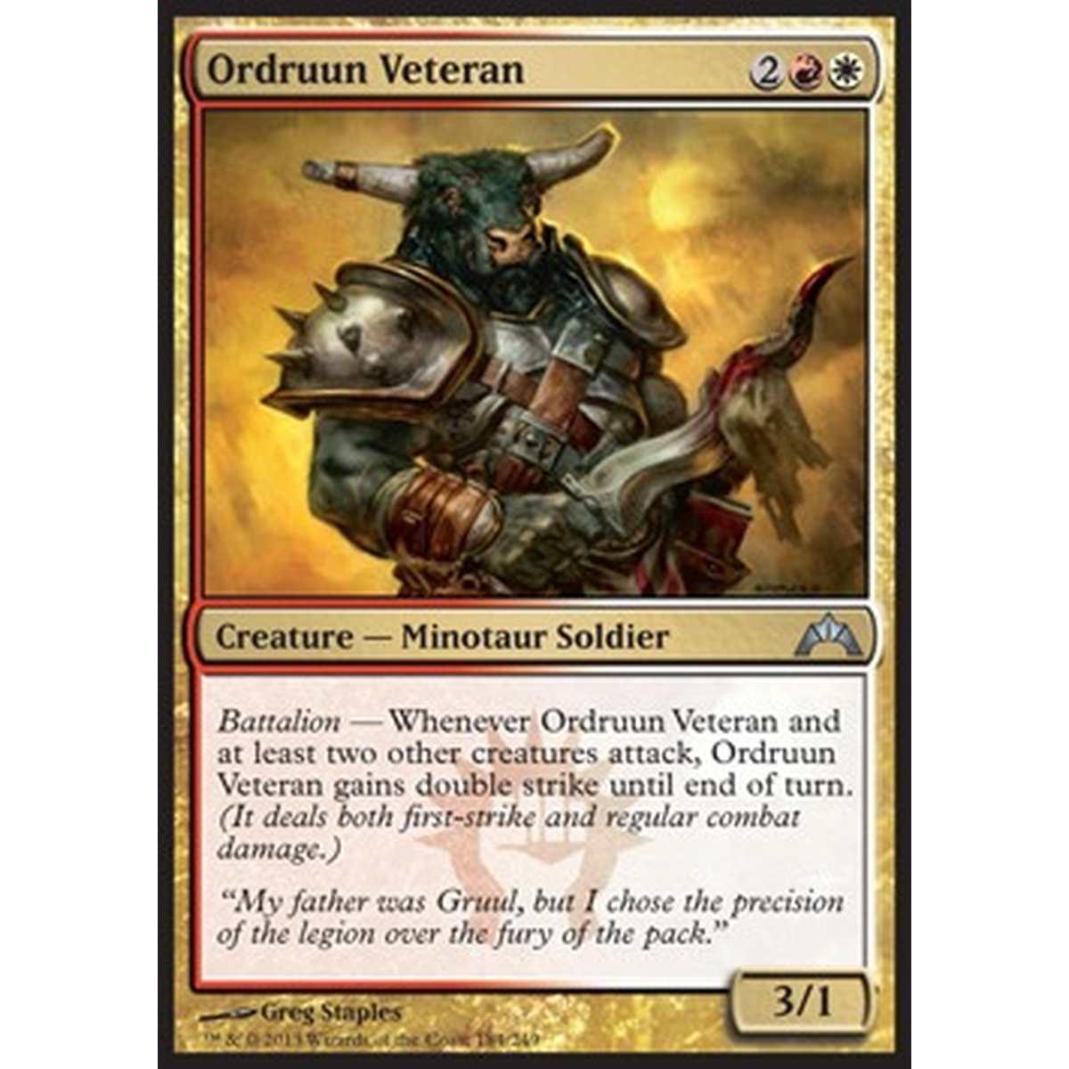 Ordruun Veteran - Veterano Ordruun - [GTC] [NM] [Foil]