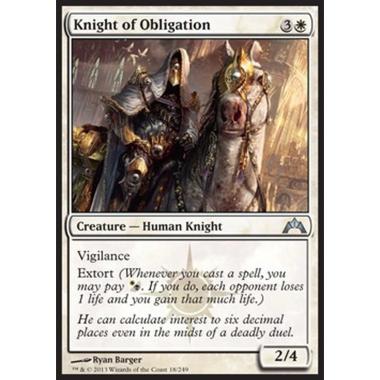 Knight of Obligation - Cavaliere dell'Impegno - [GTC] [NM] [Foil]