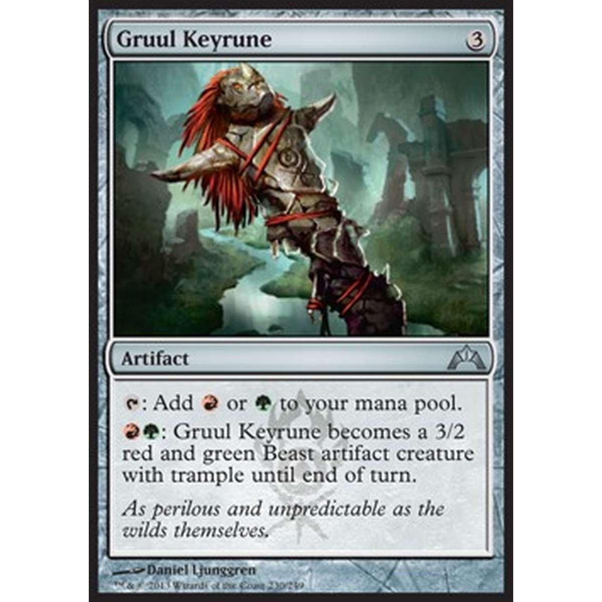 Gruul Keyrune - Runachiave Gruul - [GTC] [NM] [Foil]
