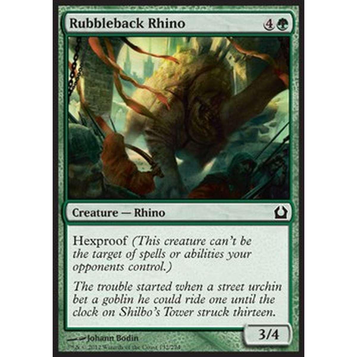 Rubbleback Rhino - Rinoceronte Dorsopietroso - [RTR] [NM] [Foil]