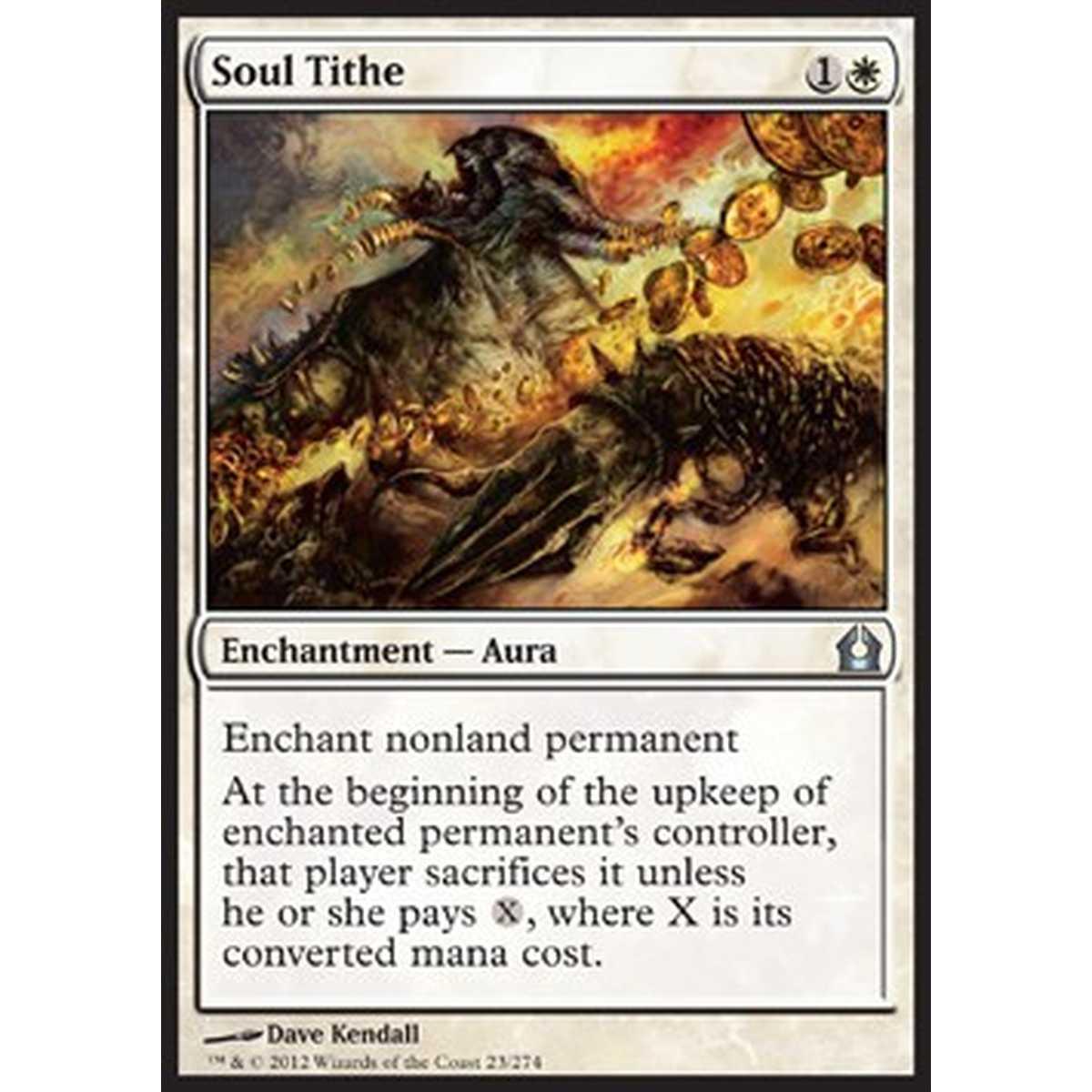 Soul Tithe - Tassa dell'Anima - [RTR] [NM] [Foil]