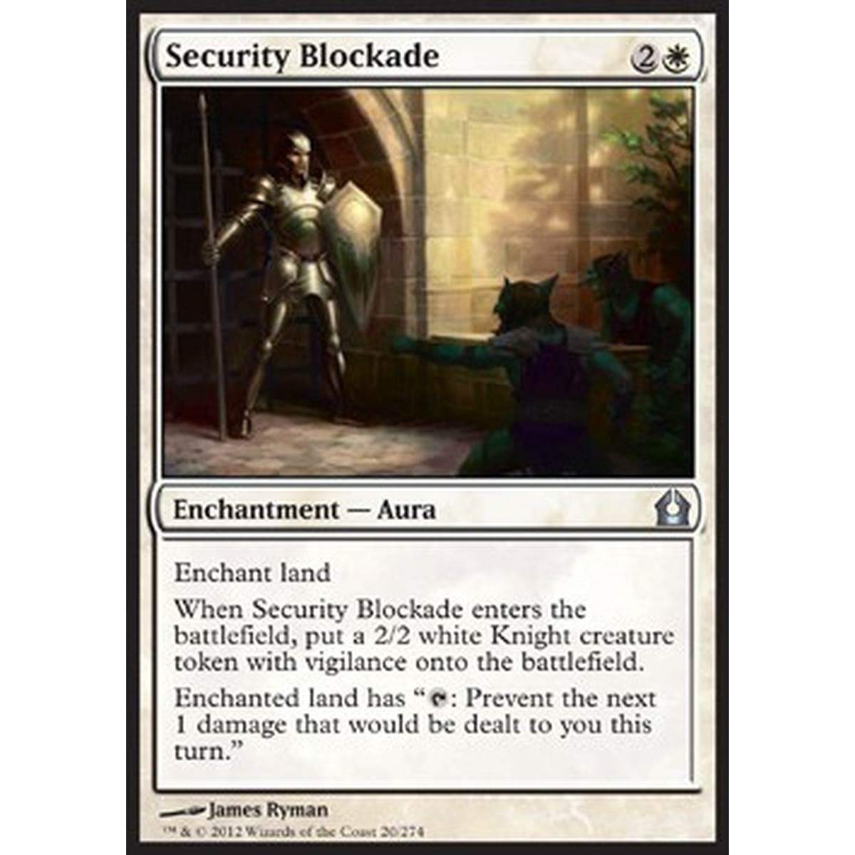Security Blockade - Posto di Blocco - [RTR] [NM] [Foil]
