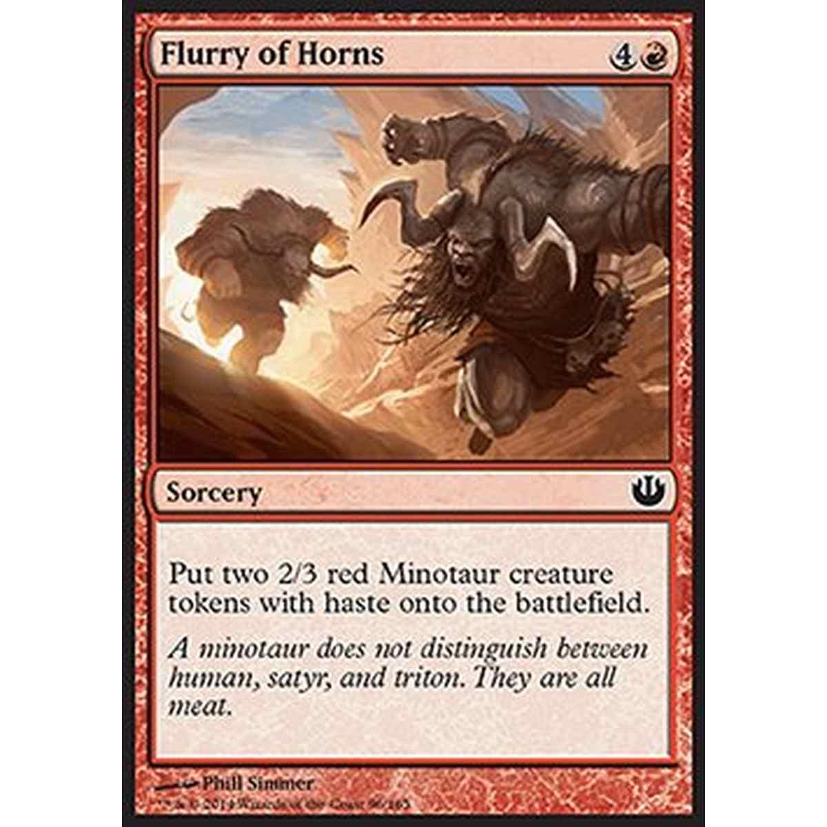 Flurry of Horns - Raffica di Corna - [JOU] [NM] [Foil]