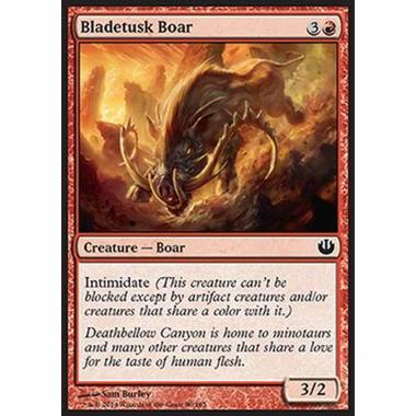 Bladetusk Boar - Cinghiale Zannaffilata - [JOU] [NM] [Foil]