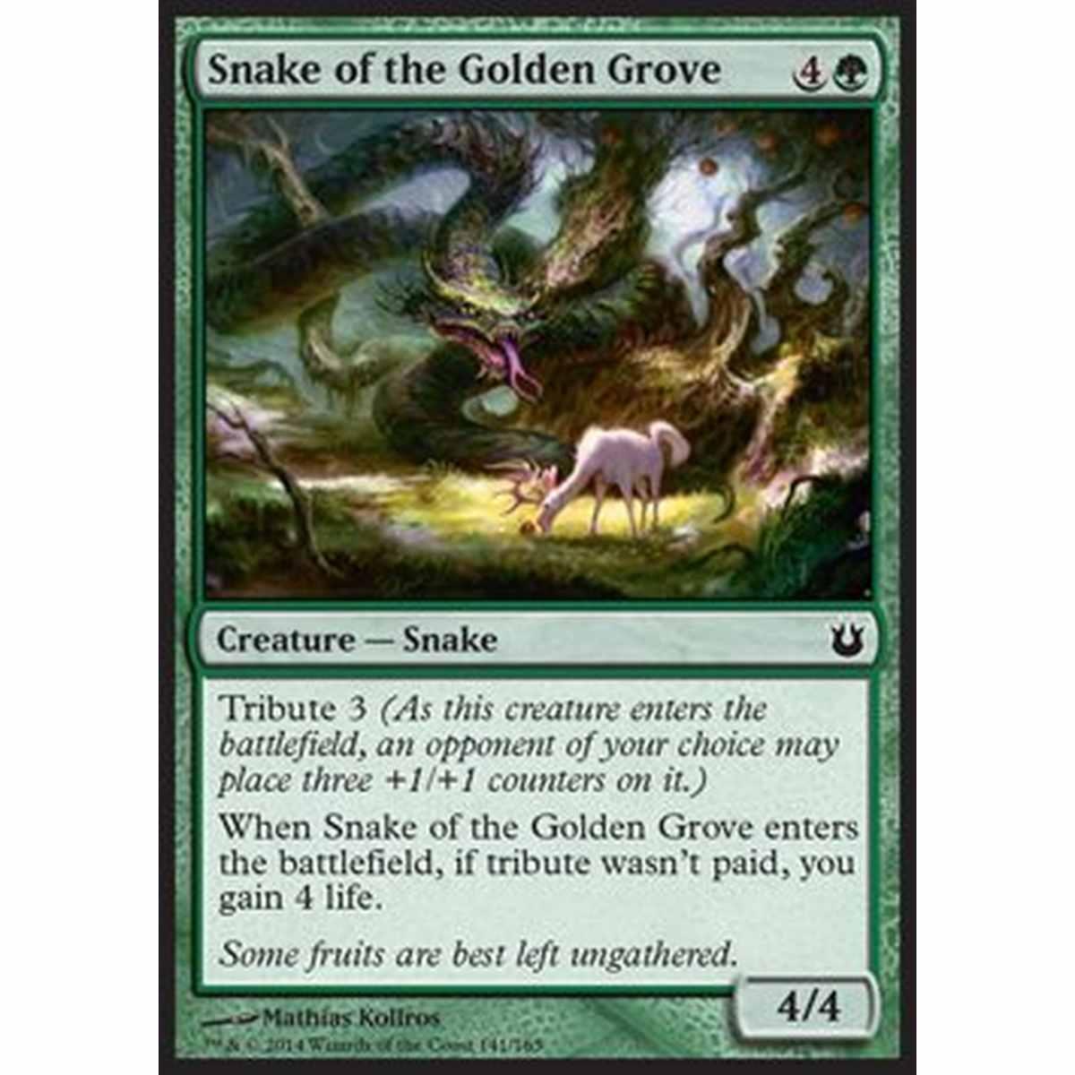 Snake of the Golden Grove - Serpente di Bosco Dorato - [BNG] [NM] [Foil]
