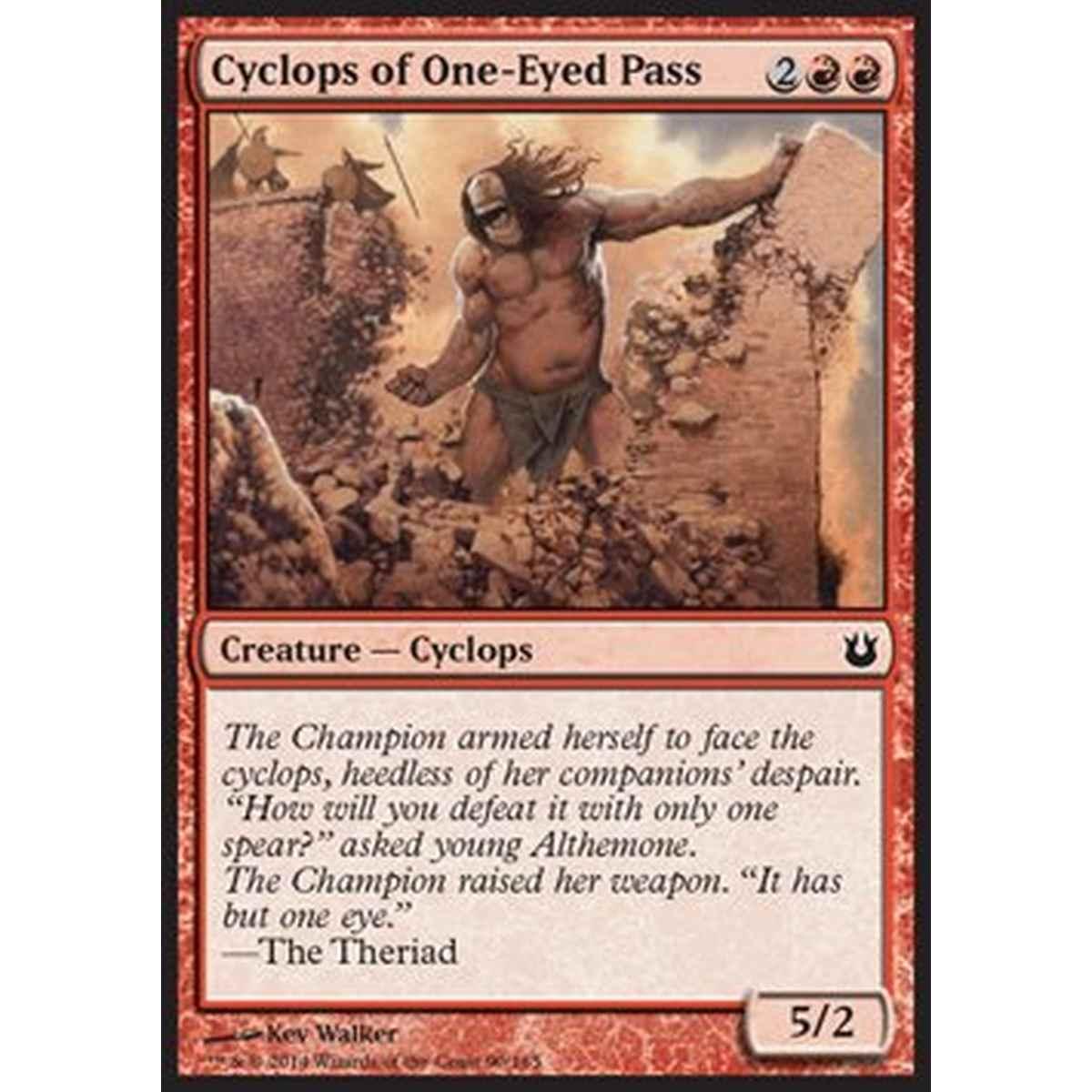 Cyclops of One-Eyed Pass - Ciclope di Passo Guercio - [BNG] [NM] [Foil]