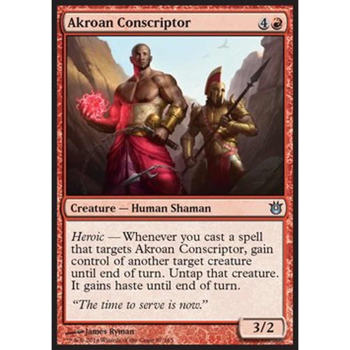 Akroan Conscriptor - Arruolatore di Akros - [BNG] [NM] [Foil]