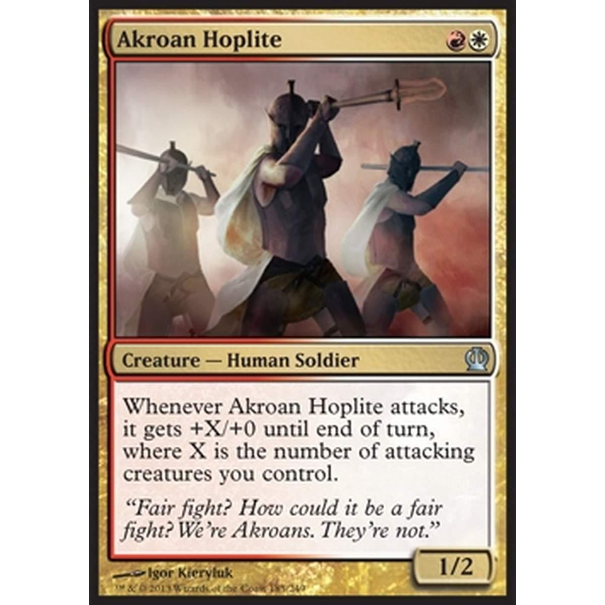 Akroan Hoplite - Oplita di Akros - [THS] [NM] [Foil]