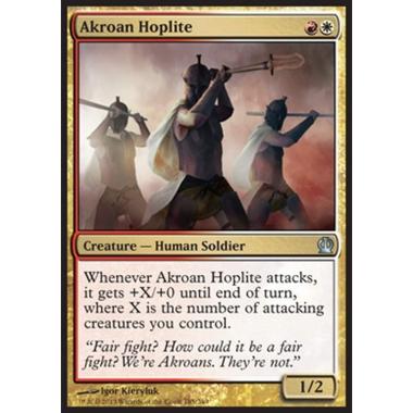 Akroan Hoplite - Oplita di Akros - [THS] [NM] [Foil]