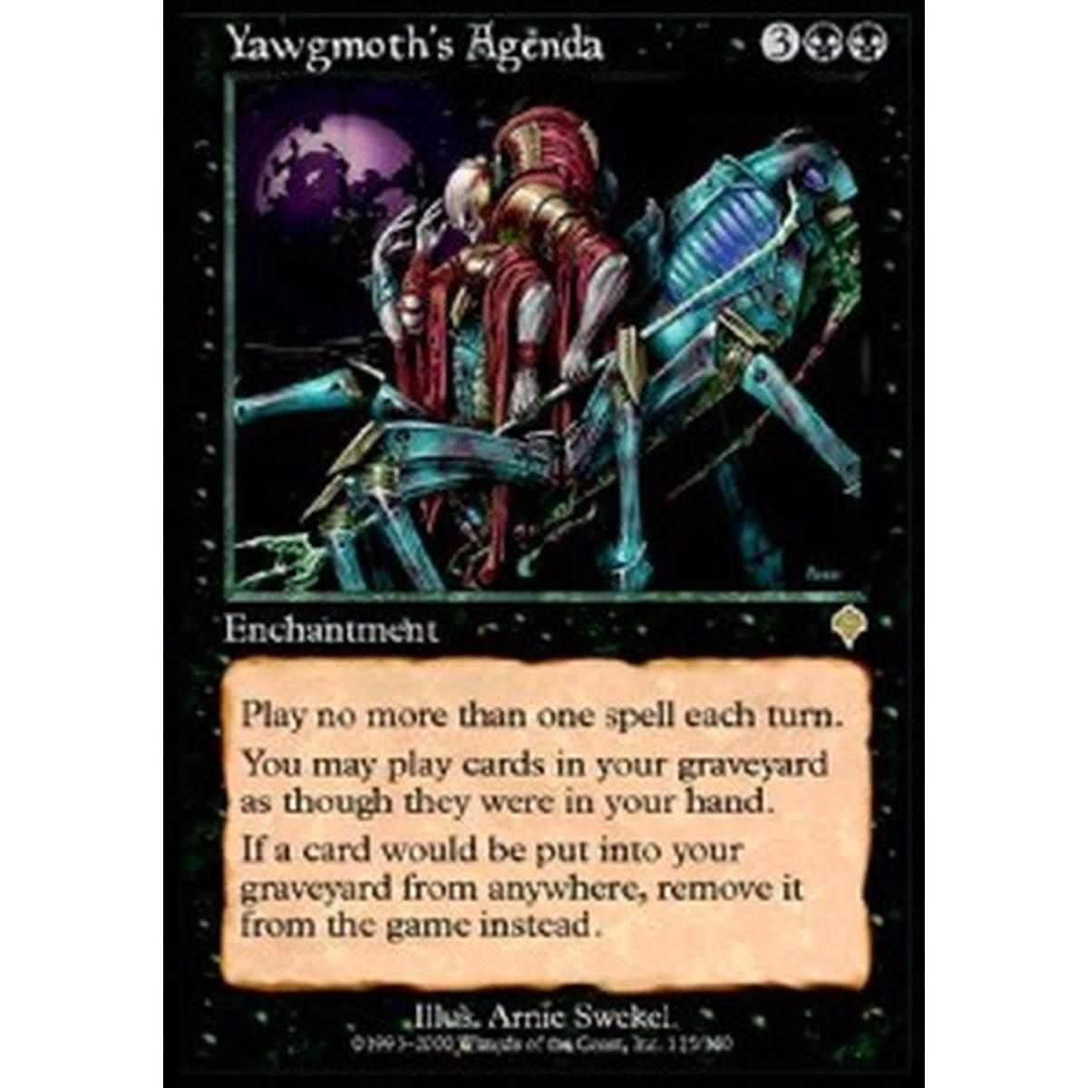 Yawgmoth's Agenda - Piano di Yawgmoth - [INV] [EX]