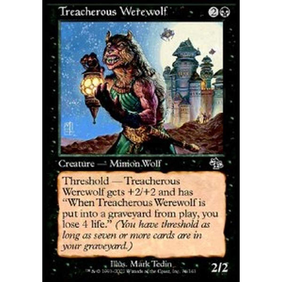 Treacherous Werewolf - Treacherous Werewolf - [JUD] [EX] [Foil]