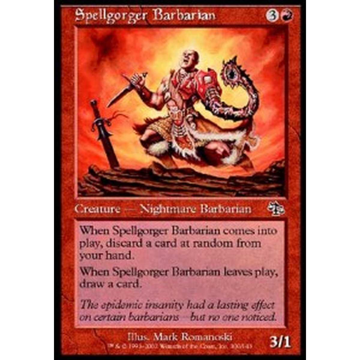 Spellgorger Barbarian - Barbaro Divoramagia - [JUD] [EX] [Foil]