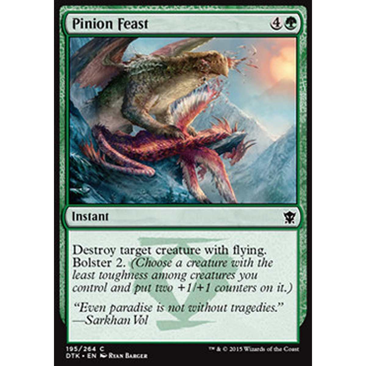 Pinion Feast - Banchetto d'Ali - [DTK] [NM] [Foil]