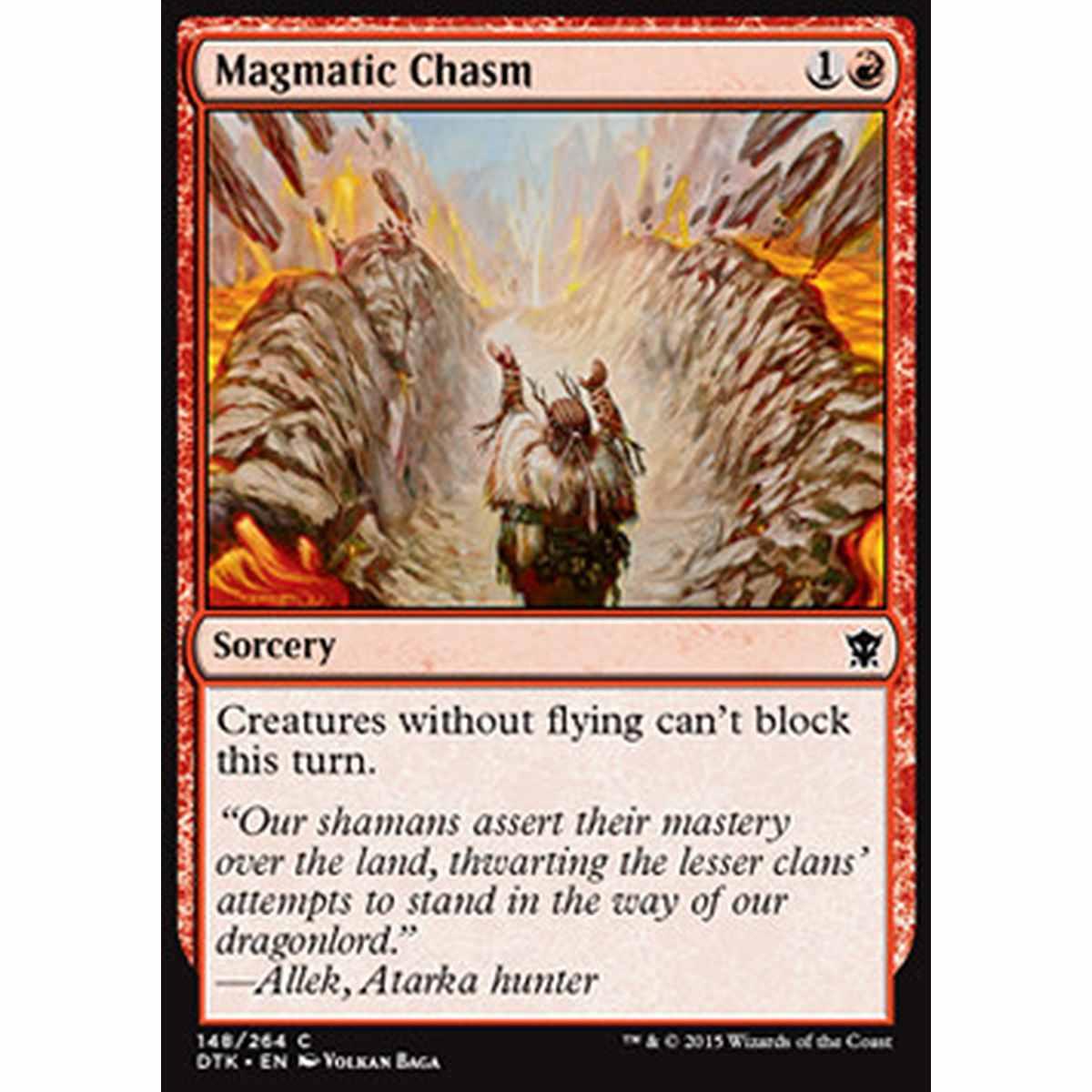 Magmatic Chasm - Baratro di Magma - [DTK] [NM] [Foil]