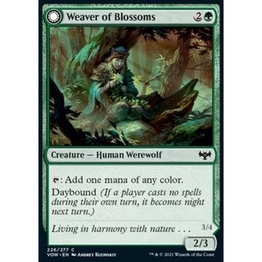 Weaver of Blossoms // Blossom-Clad Werewolf - Tessitrice di Boccioli // Mannara Vestita di Boccioli - [VOW] [NM]