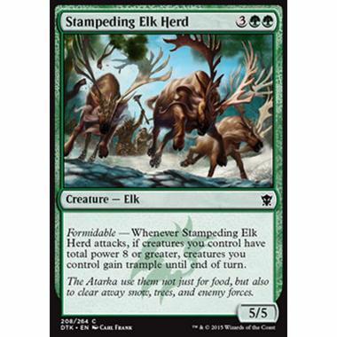 Stampeding Elk Herd - Mandria di Alci Scalpitanti - [DTK] [NM] [Foil]