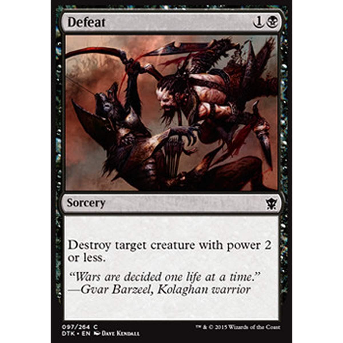 Defeat - Sconfiggere - [DTK] [NM] [Foil]
