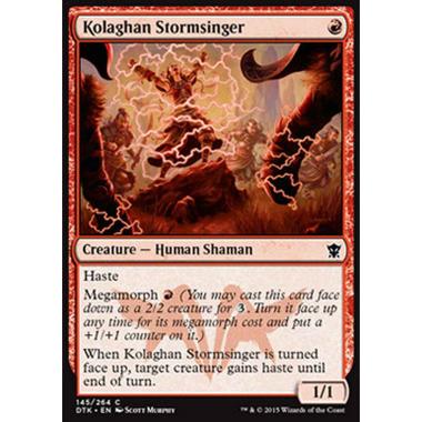 Kolaghan Stormsinger - Cantatempeste Kolaghan - [DTK] [NM] [Foil]