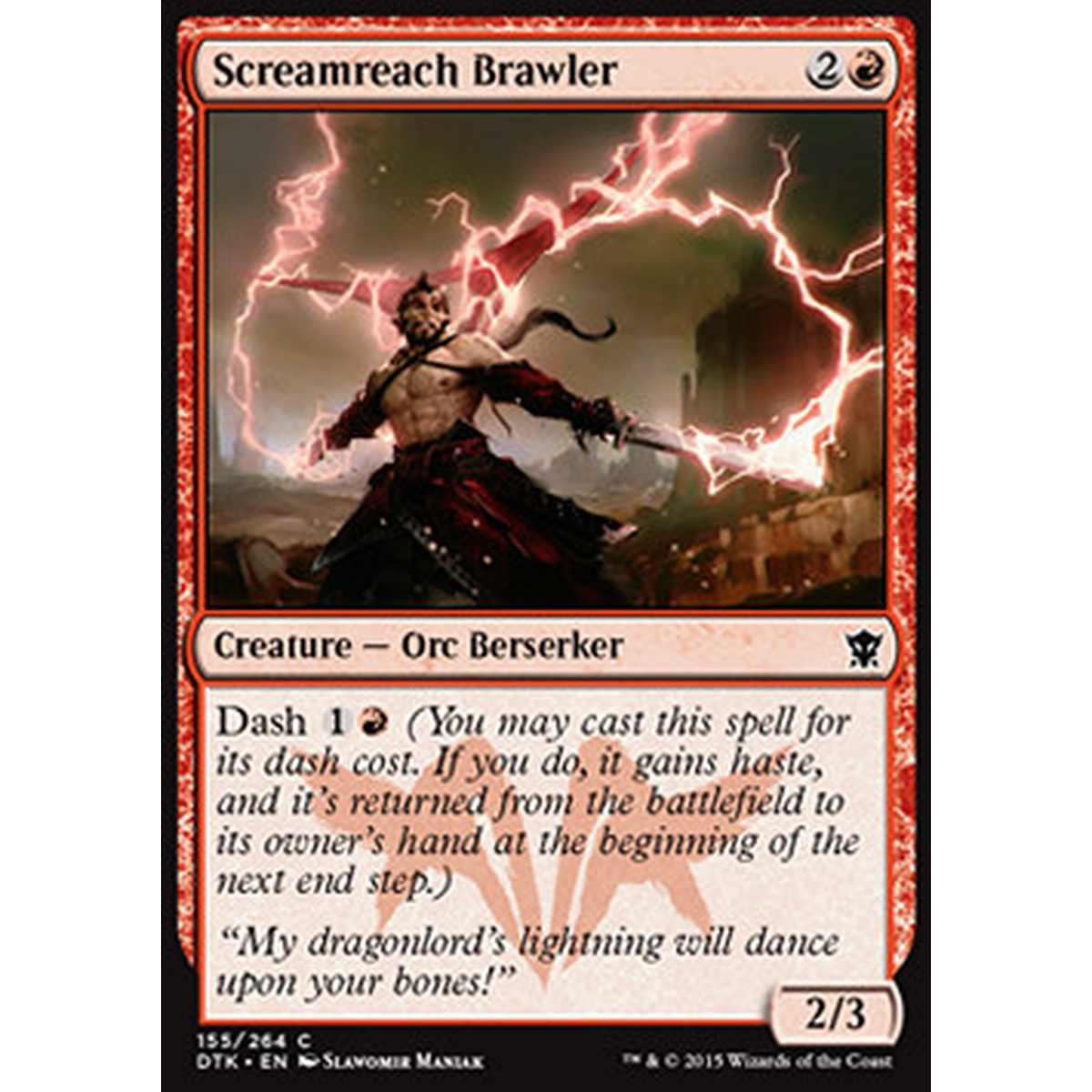 Screamreach Brawler - Lottatore della Distesa delle Urla - [DTK] [NM] [Foil]