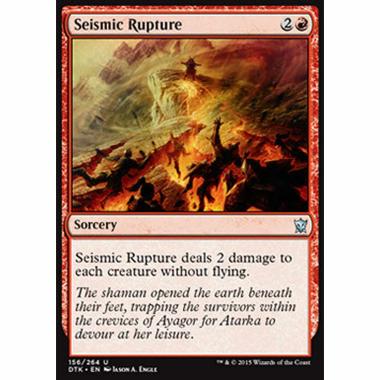Seismic Rupture - Frattura Sismica - [DTK] [NM] [Foil]